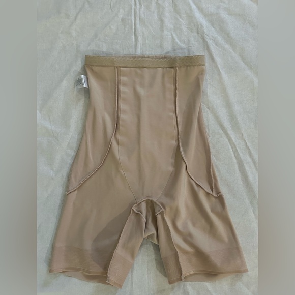 Miraclesuit Women Shape Away Extra Firm High Waist Thigh Slimmer 2919 Beige Sz S - Picture 4 of 7